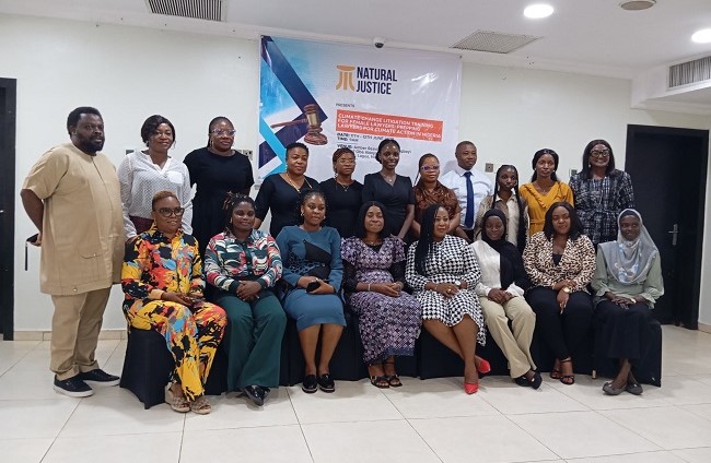 Natural Justice empowers female lawyers, students for climate change litigation in Nigeria
