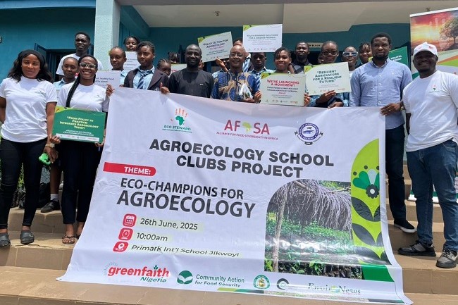 NGO unveils school-based club project to encourage sustainable farming practices