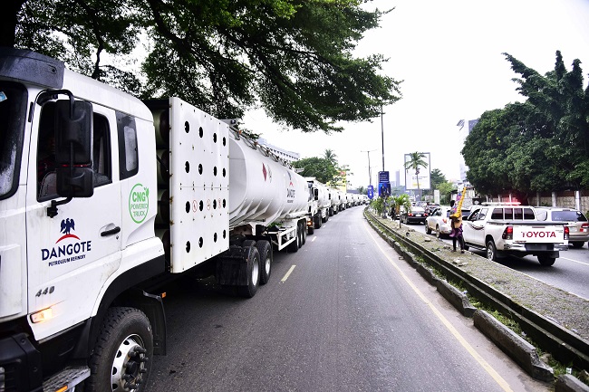 TotalEnergies pushes for energy sustainability, Dangote Refinery receives CNG trucks for fuel distribution