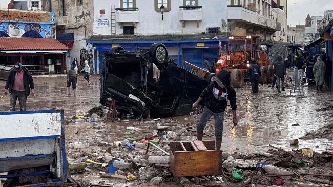 At least 37 people killed in flash floods in Morocco