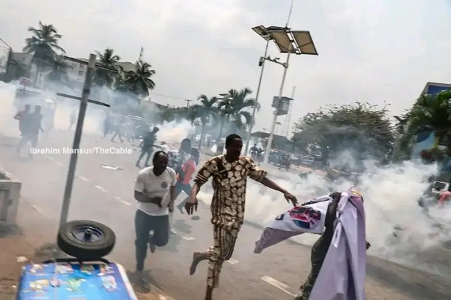 Makoko protest