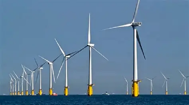 Offshore wind power grid
