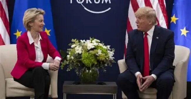Leyen and Trump