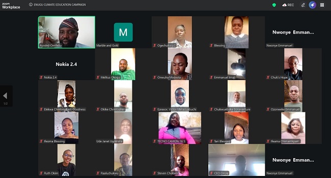 Enugu State climate champions